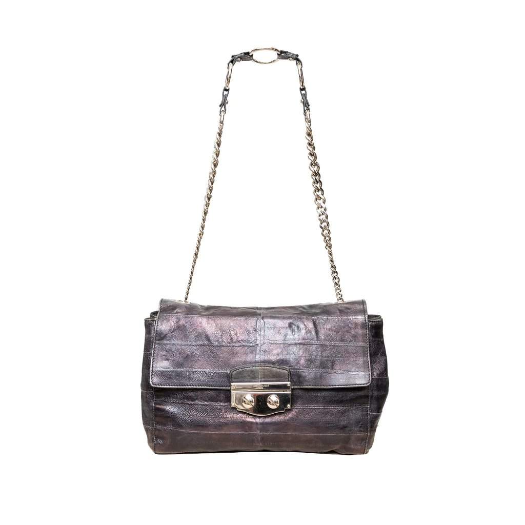 Yves Saint Laurent Sac Le Sixieme Bag - '00s Black Leather Good - Front View