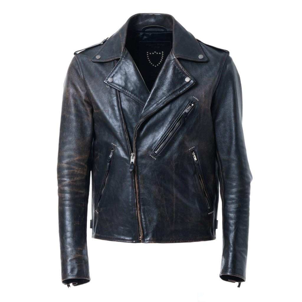 Unsigned Hollywood Trading Company Leather Jacket - '10s Red Leather Good - Front View