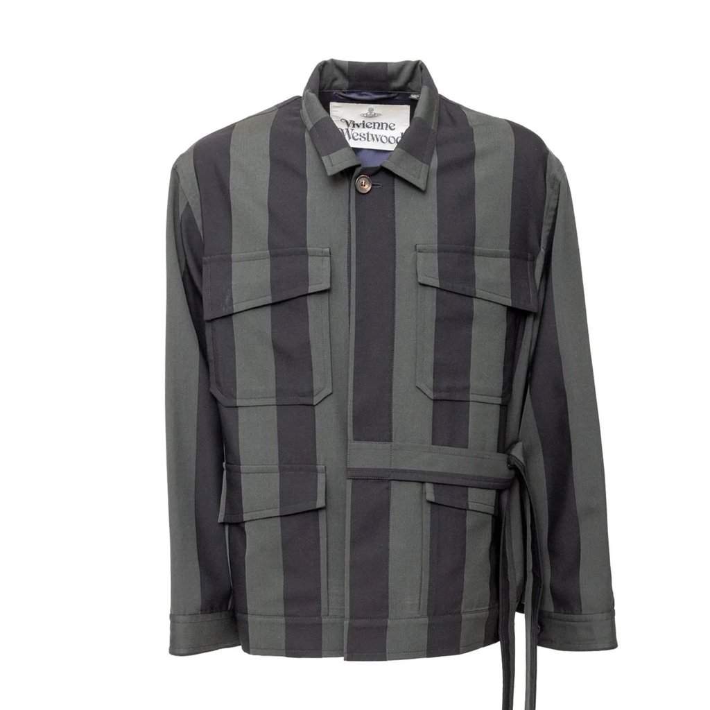 Vivienne Westwood Stripe Jacket - '10s MultiColor Good - Front View