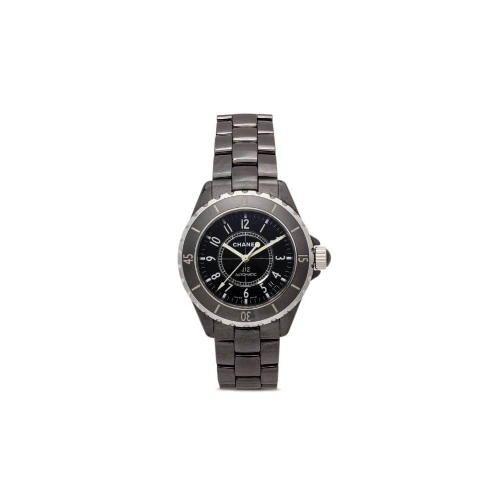 Chanel "J12 38 mm" Watch - 2000s Black Good - Front View