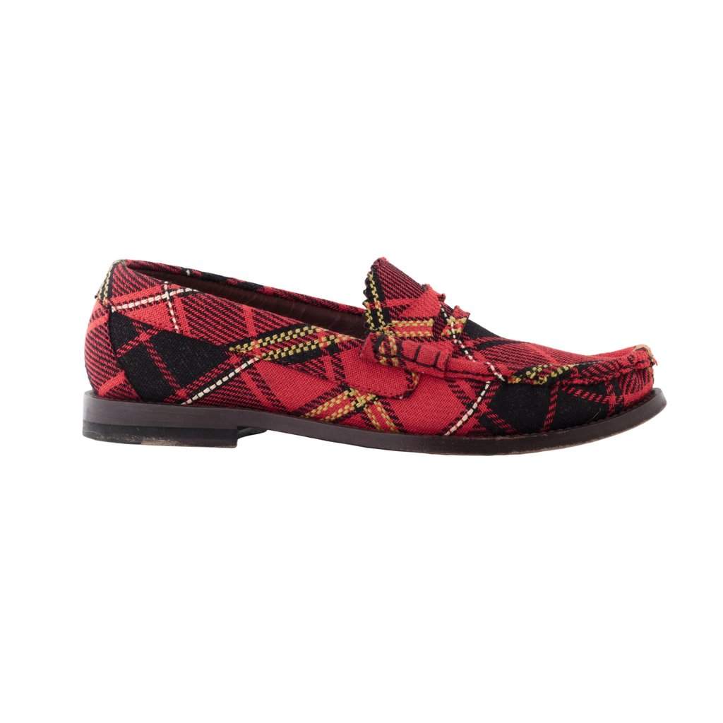 Vivienne Westwood Tartan Loafers - '00s MultiColor Good - Front View