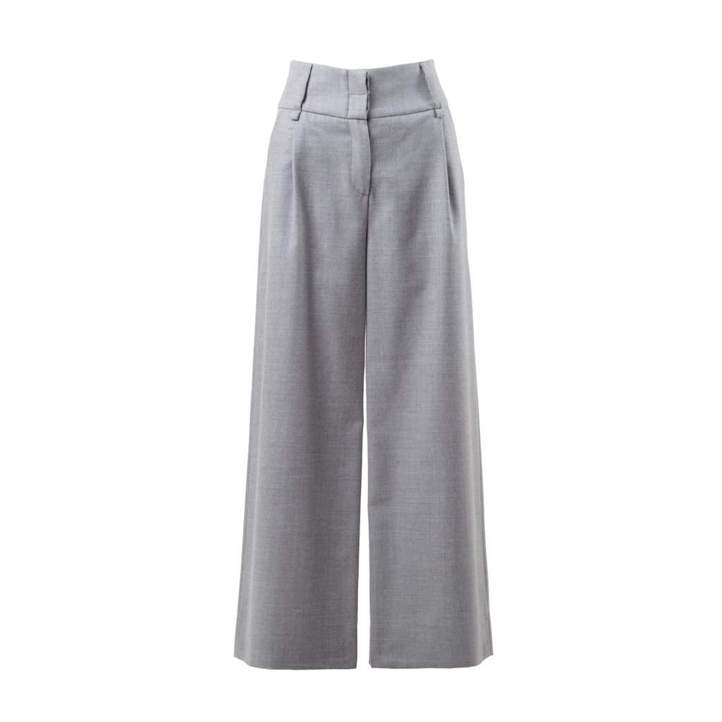 Vivienne Westwood Leg Trousers - '00s Grey Good - Front View