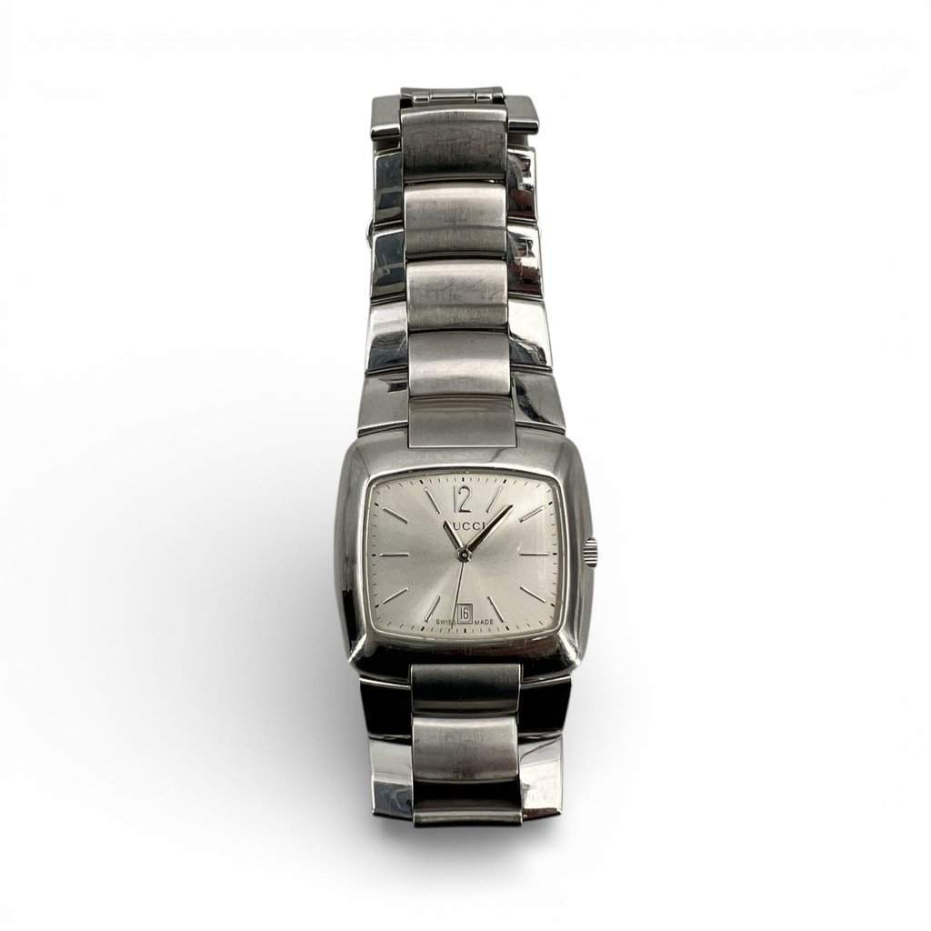 Gucci Watch Silver Good - Front View