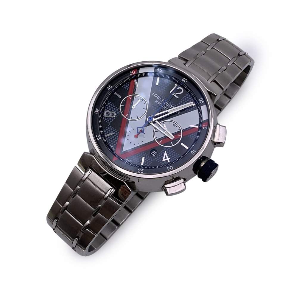 Louis Vuitton Watch Silver Good - Front View