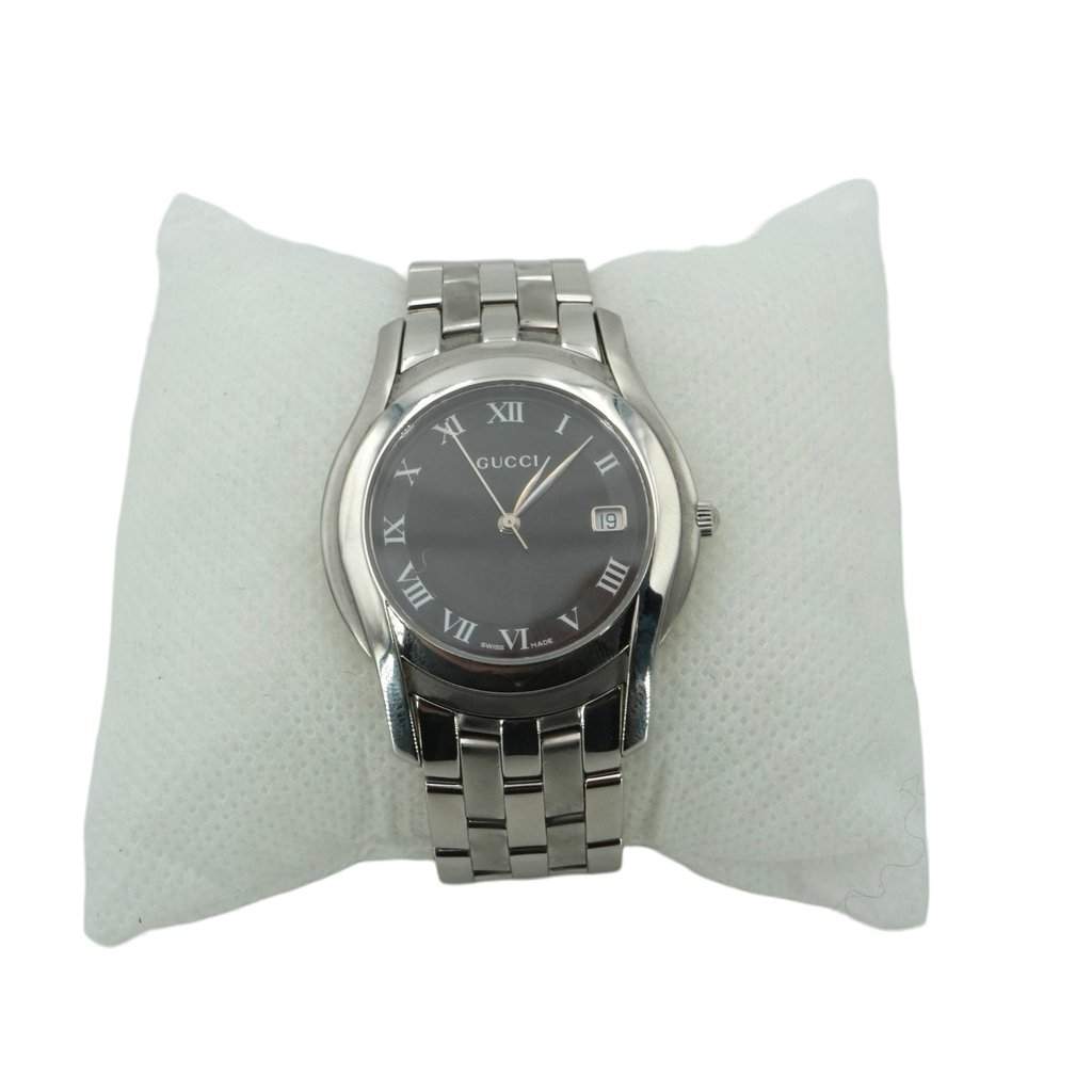 Gucci Watch Black Good - Front View