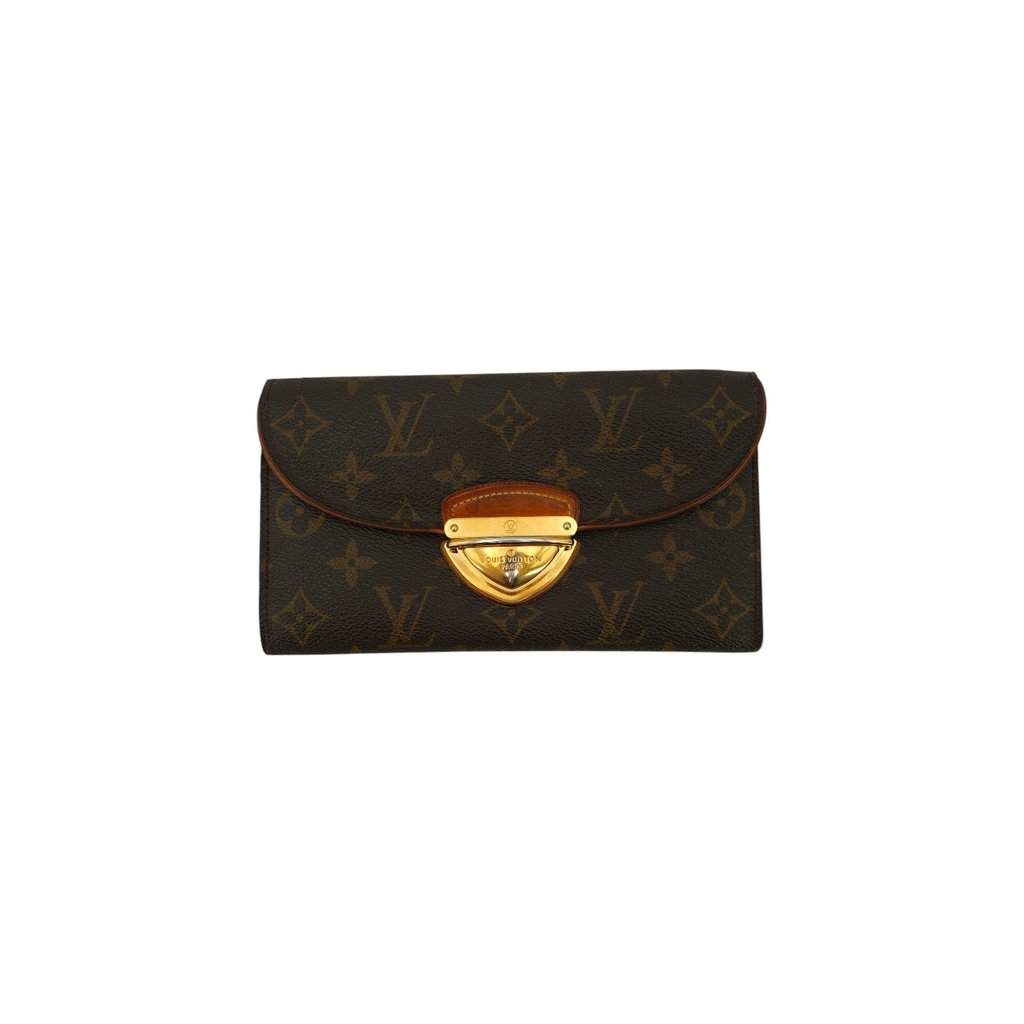 Louis Vuitton Wallet Brown Canvas Good - Front View