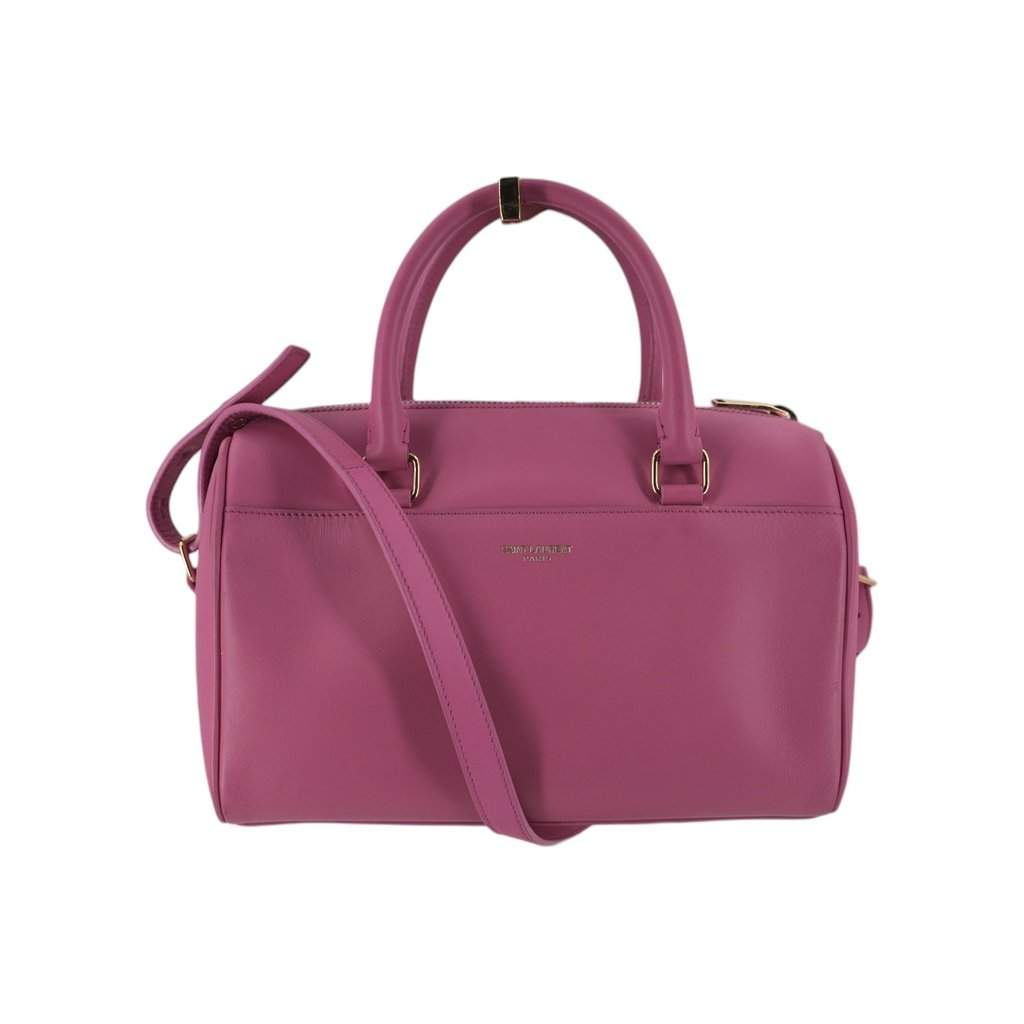 Saint Laurent Handbag Baby Duffle Pink Mini Leather