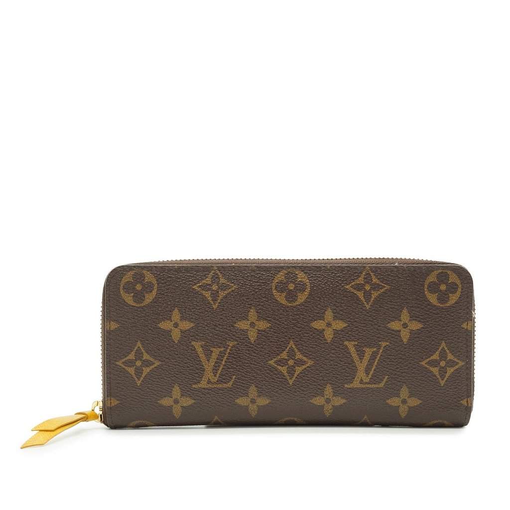 Louis Vuitton Wallet Brown Canvas Good - Front View