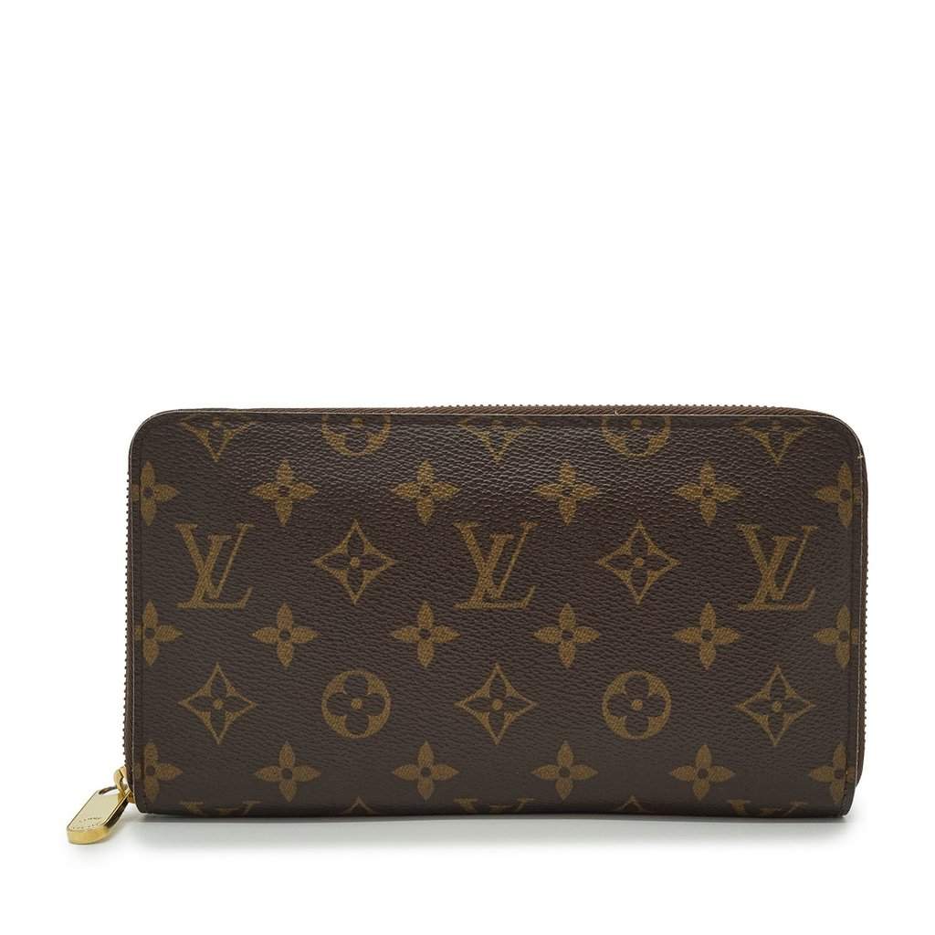 Louis Vuitton Wallet Brown Canvas Good - Front View