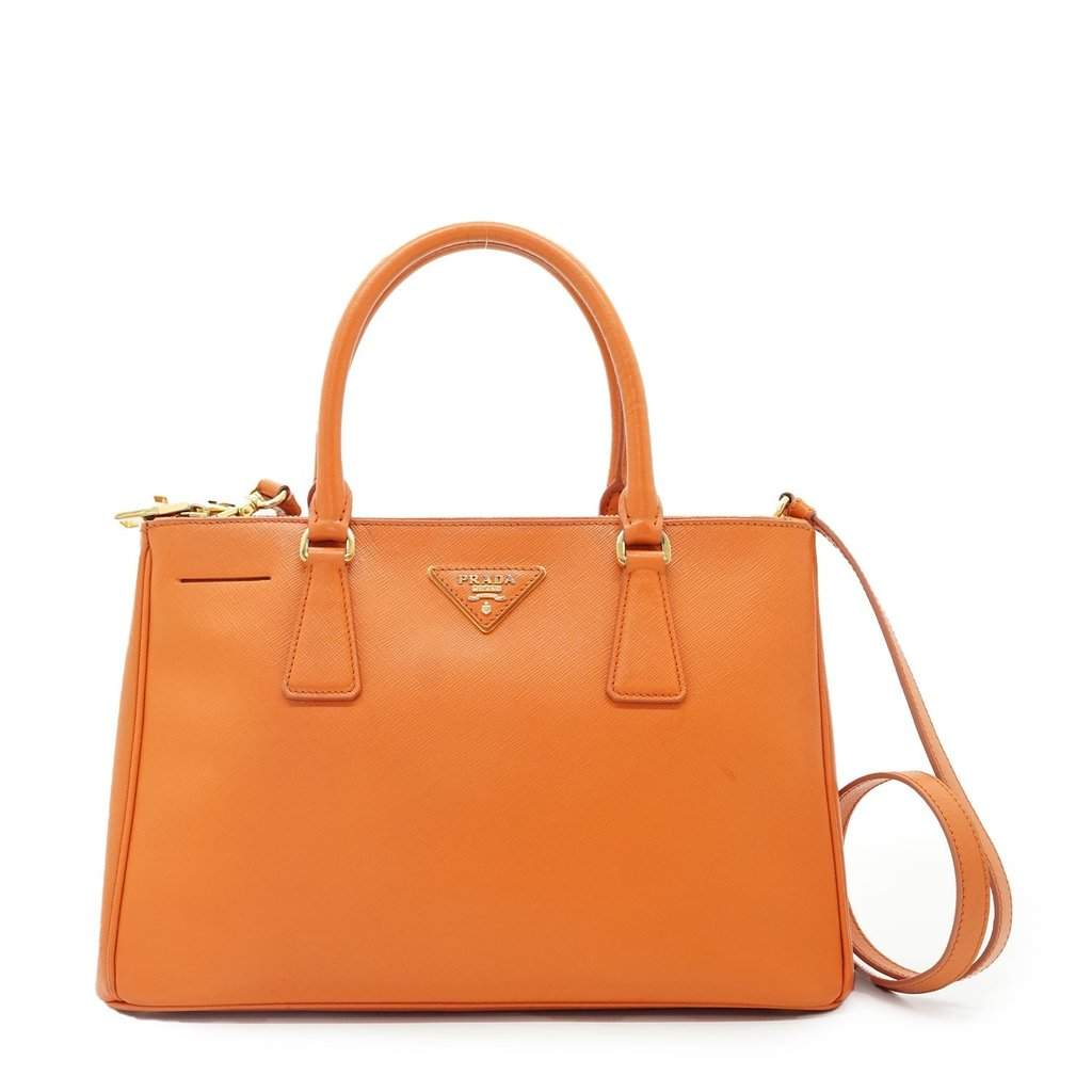 Prada Handbag Galleria Red Medium Leather | Pre-Owned Dubai
