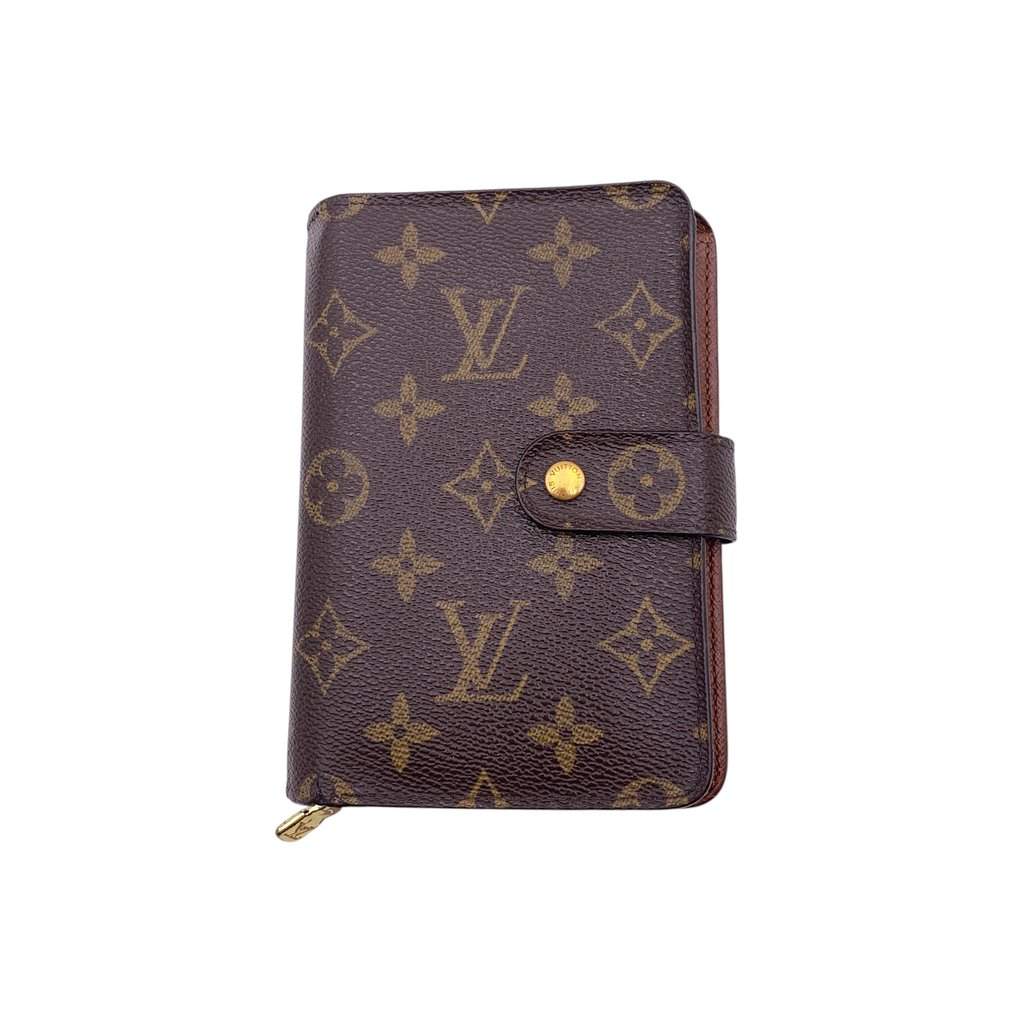 Louis Vuitton Wallet Brown Canvas Good - Front View