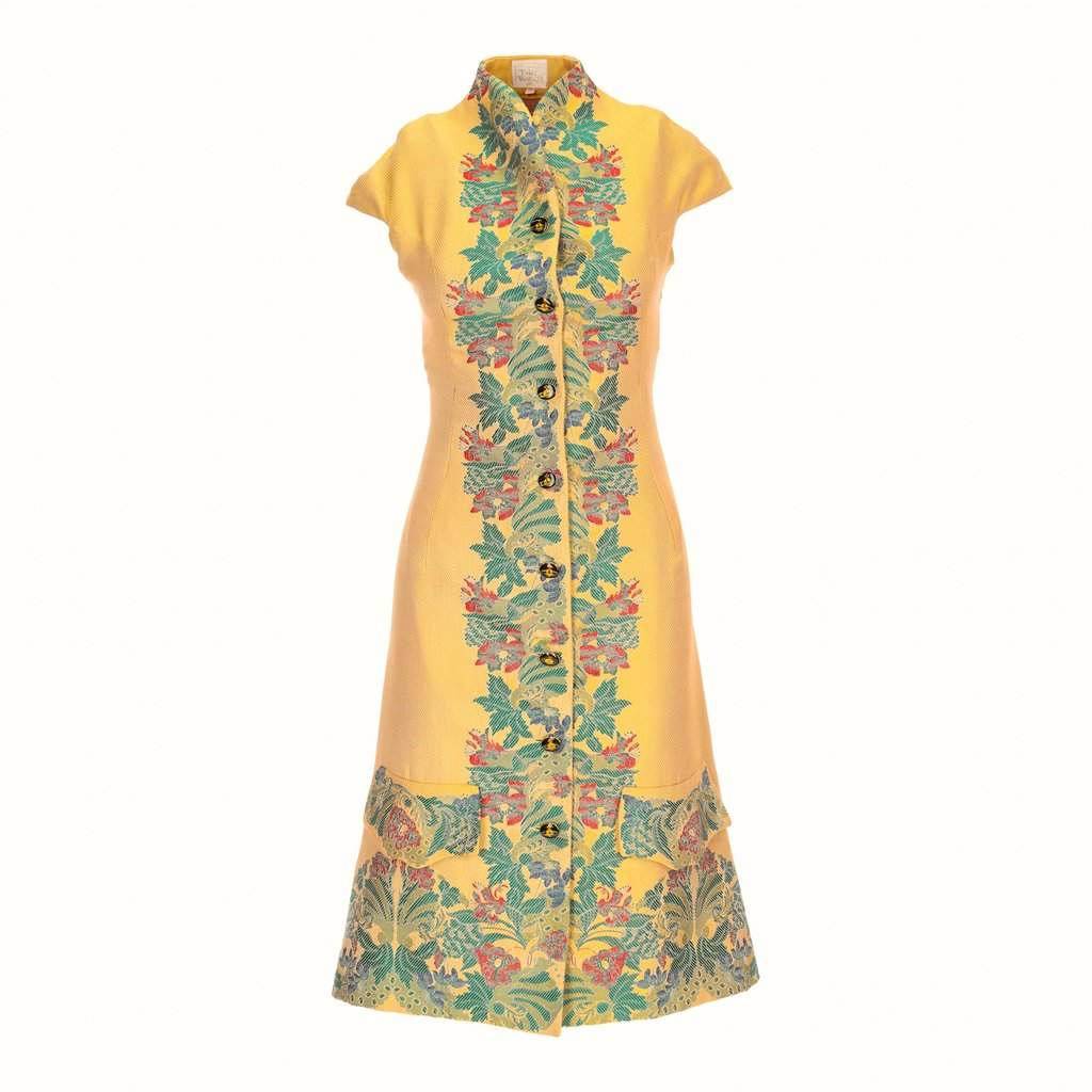 Vivienne Westwood Vintage Jacquard Dress - '90s Red Canvas Good - Front View