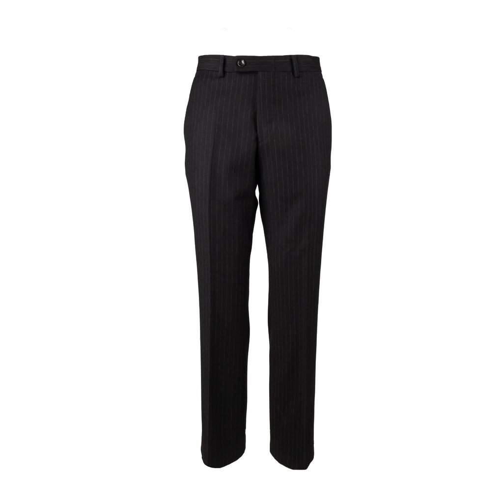 Gucci Pinstripe Pants - '10s Red Wool Good - Front View