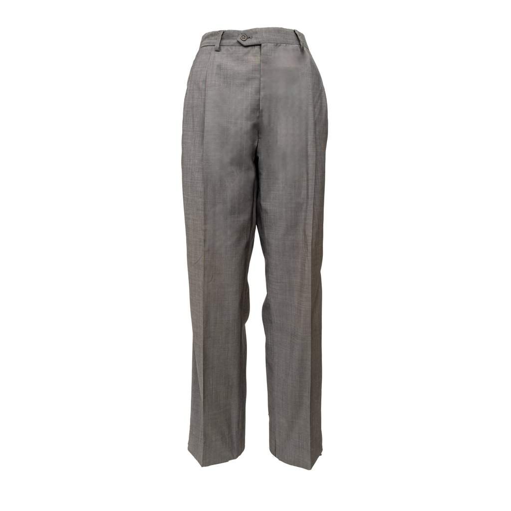 Valentino Super 120's Tailored Pants - '10s Red Wool Good - Front View