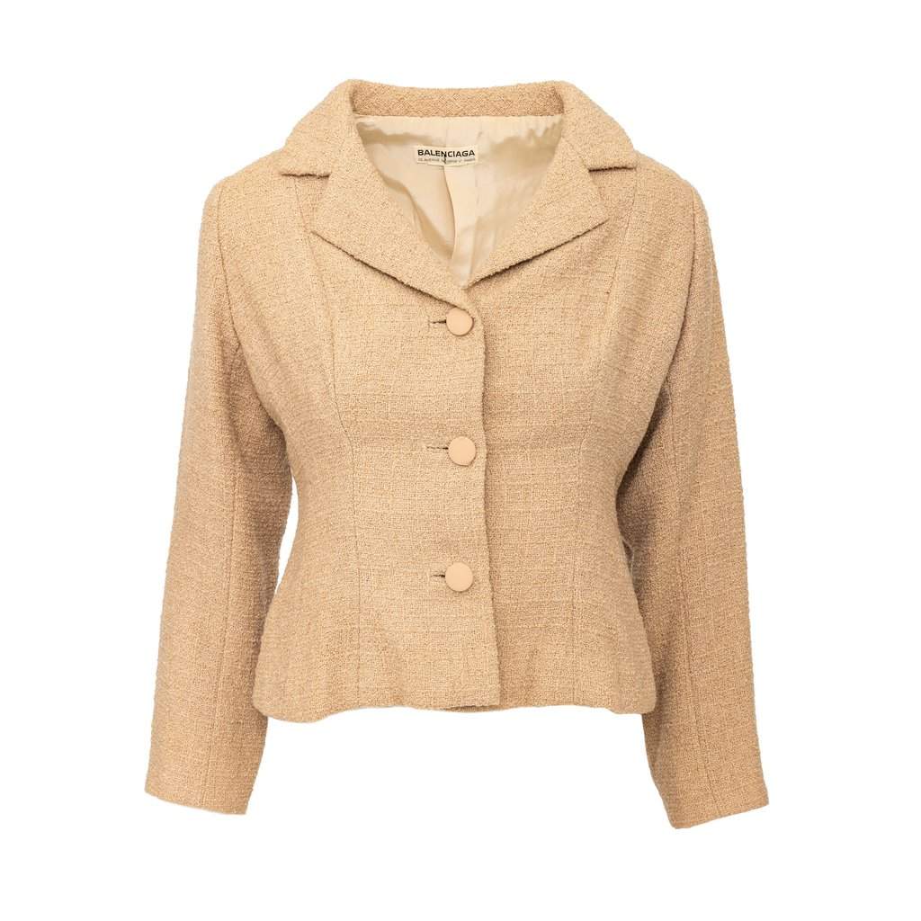 Balenciaga Vintage Blazer - '50s Red Good - Front View