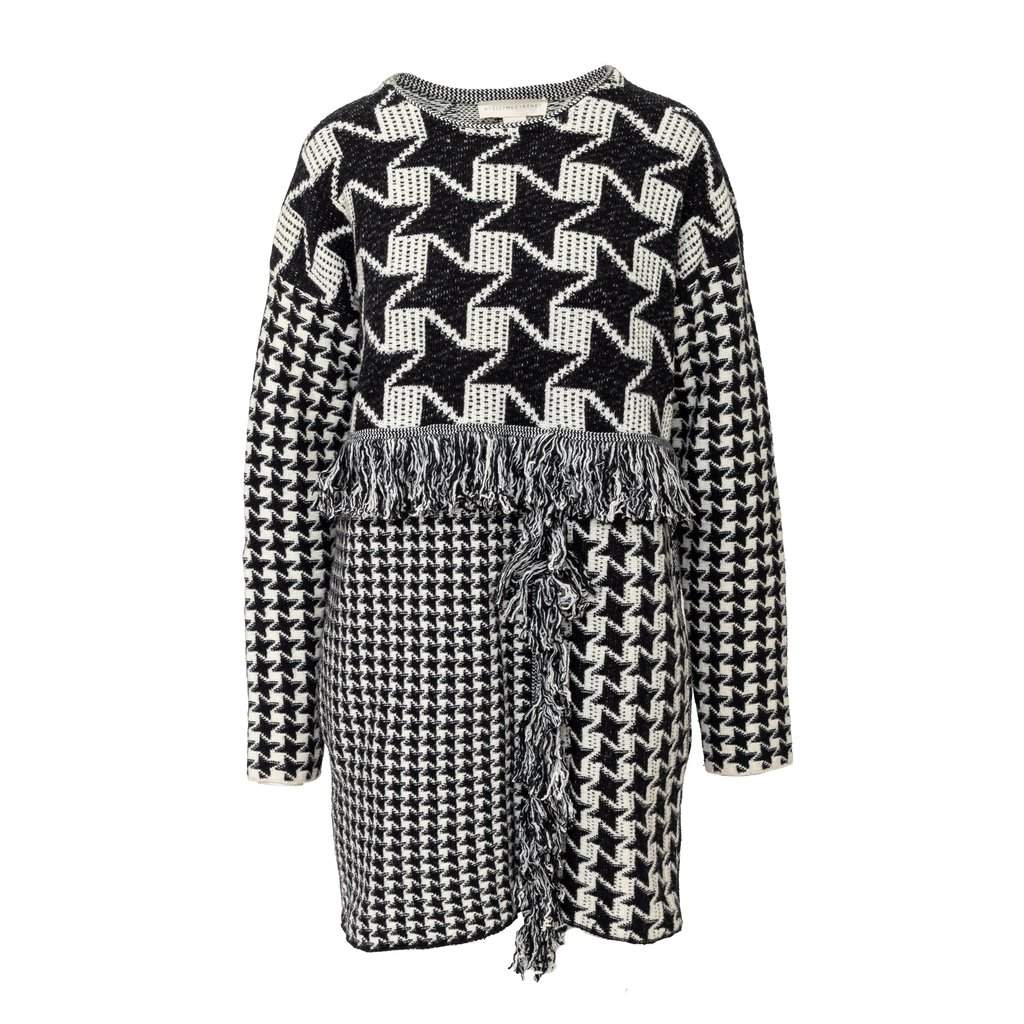 Stella McCartney Dress - '10s MultiColor Wool Good - Front View