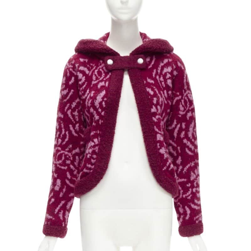 Chanel P70629 K10207 Red Wool Never worn - Front View