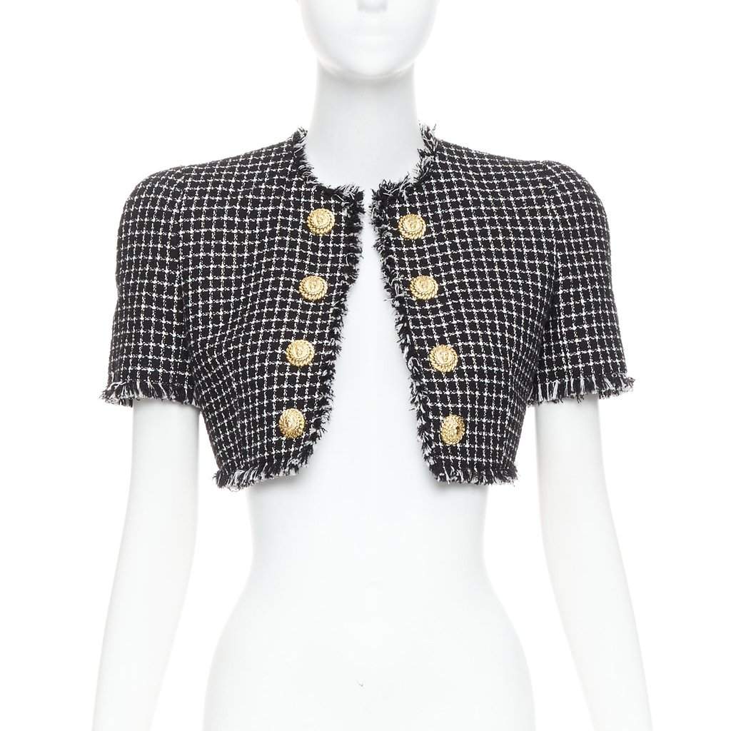Balmain 241251F057002 Black Cotton Very good condition - Front View