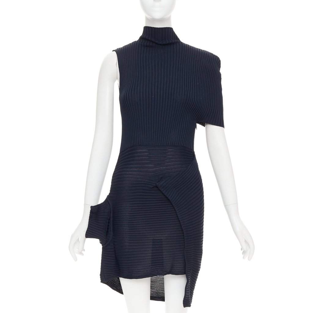 JW ANDERSON Navy Viscose Dress Navy Viscose Very good condition - Front View