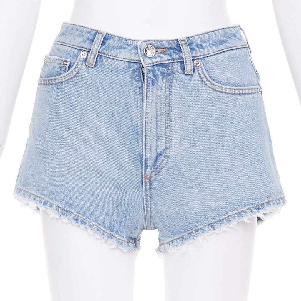 Dolce & Gabbana Blue Denim Shorts Blue Denim Very good condition - Front View