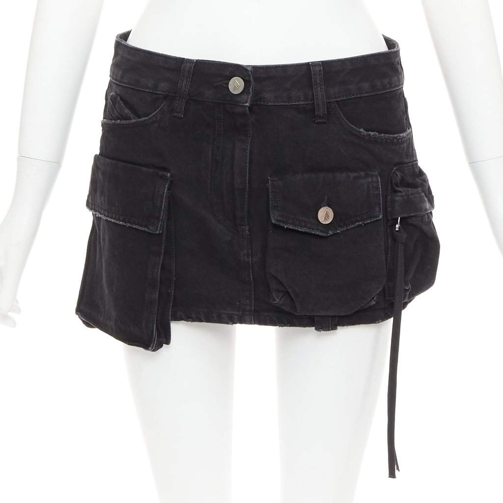 ATTICO Fay Black Cotton Very good condition - Front View