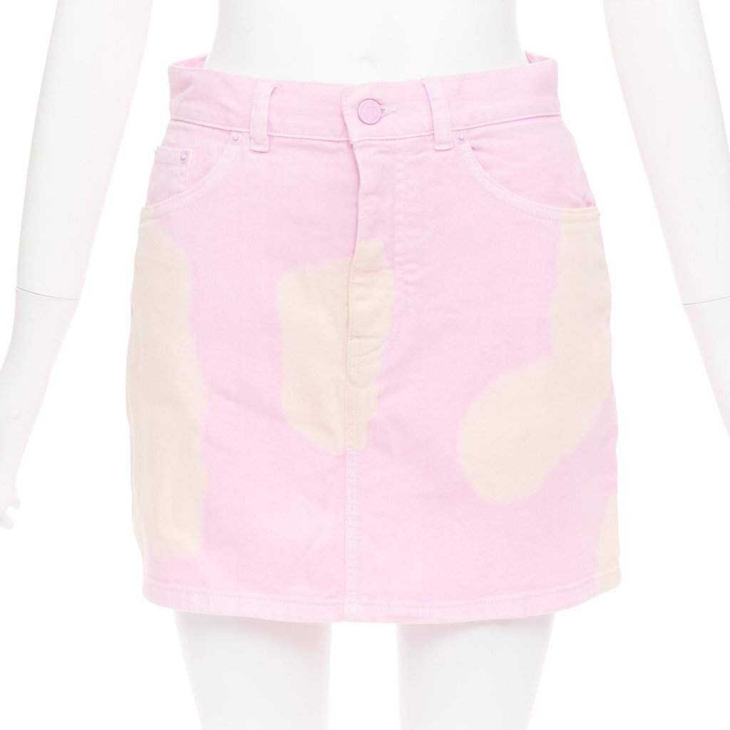 Givenchy Pink Cotton Skirt Pink Cotton Very good condition - Front View