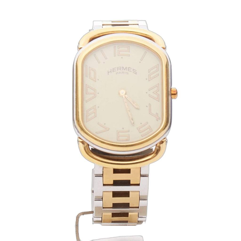 Hermès Rallye Gold Metal Good - Front View