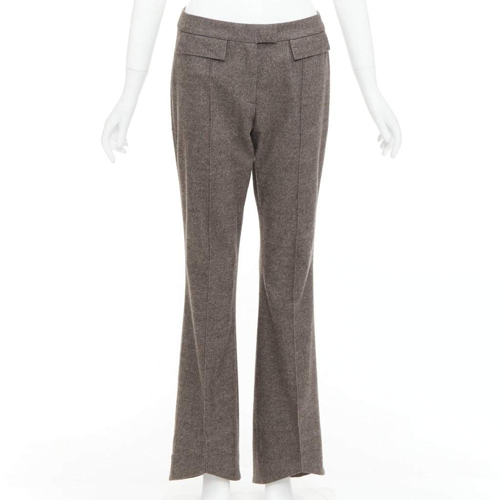 John Galliano Khaki Wool Trouser Khaki Wool Very good condition - Front View
