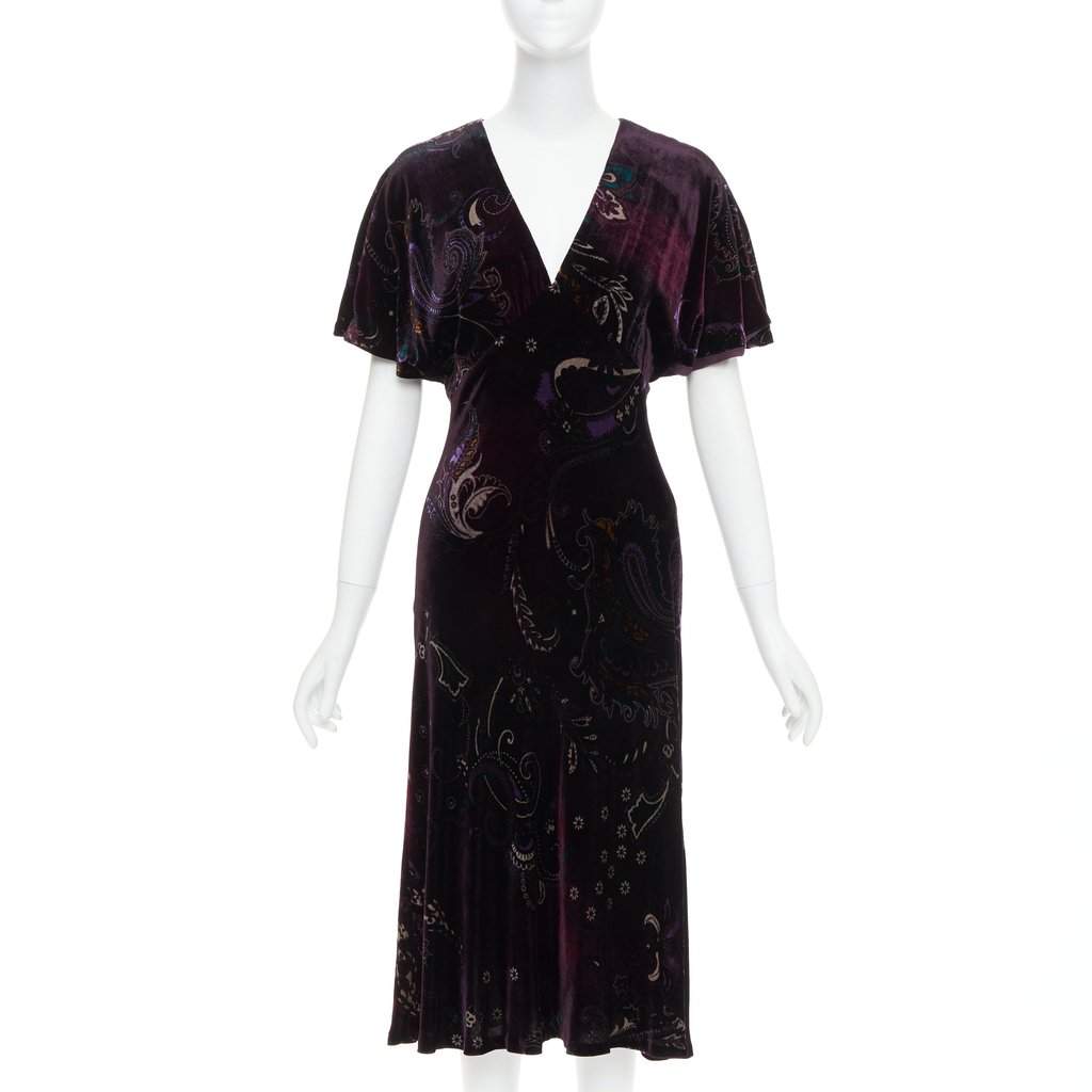 Ralph Lauren Purple Polyester Dress Purple Polyester Very good condition - Front View
