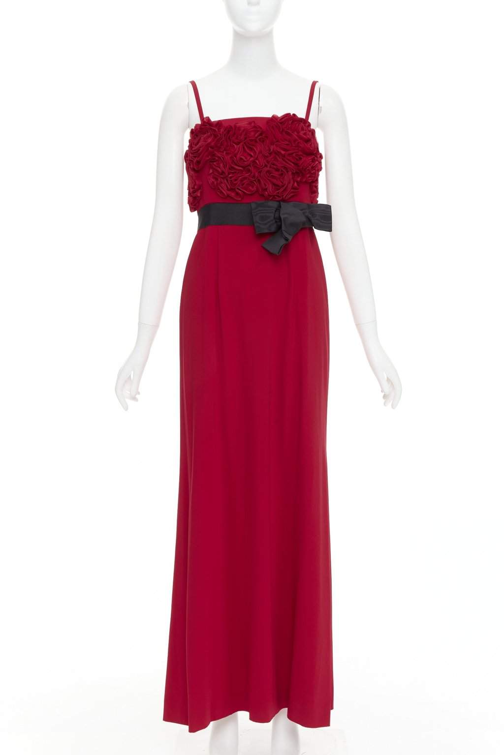 Valentino Garavani Red Viscose Dress Red Viscose Very good condition - Front View