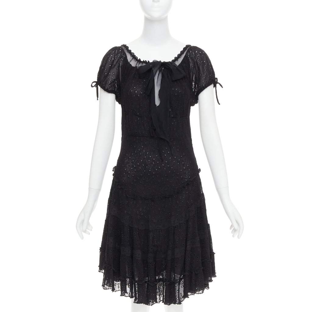 Jean Paul Gaultier Black Polyamide Dress Black Polyamide Very good condition - Front View
