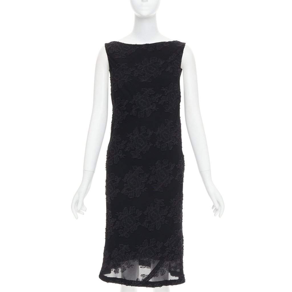 Jil Sander Black Dress Black Very good condition - Front View