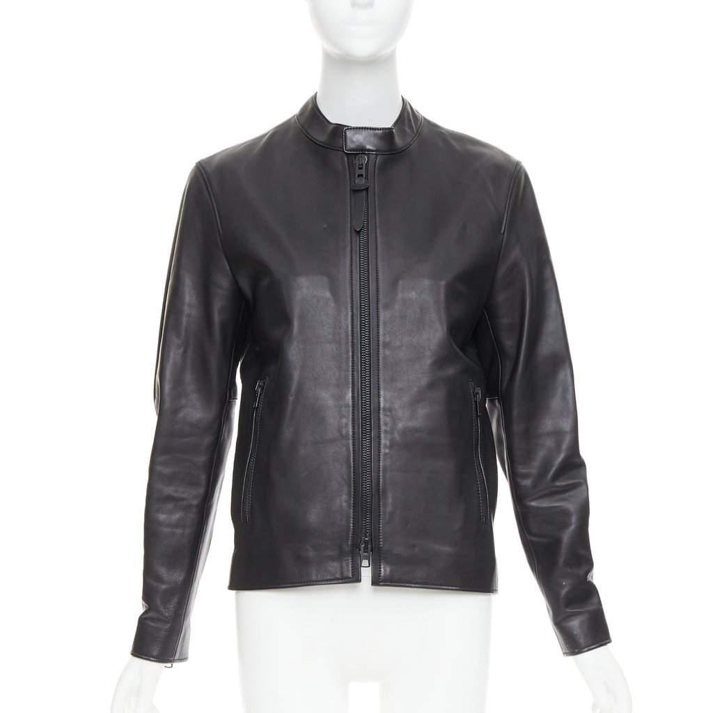 Coach Black Leather Leather Jacket Black Leather Good condition - Front View