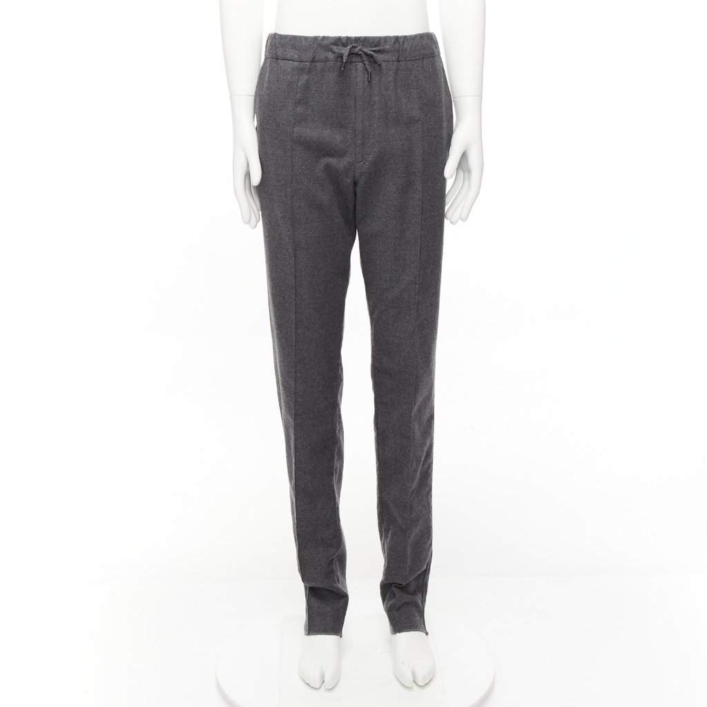 Fendi Grey Wool Pants Grey Wool Very good condition - Front View