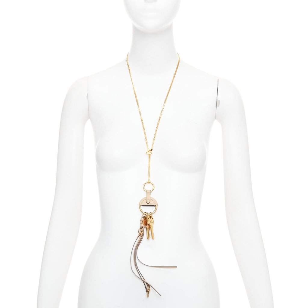 Chloé Nicole Beige Leather Good condition - Front View