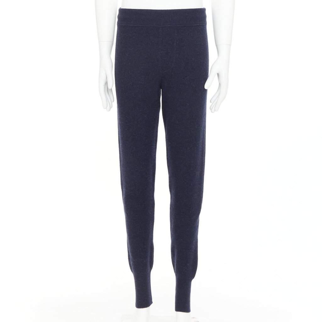 Bottega Veneta Navy Cotton Trouser Navy Cotton Very good condition - Front View