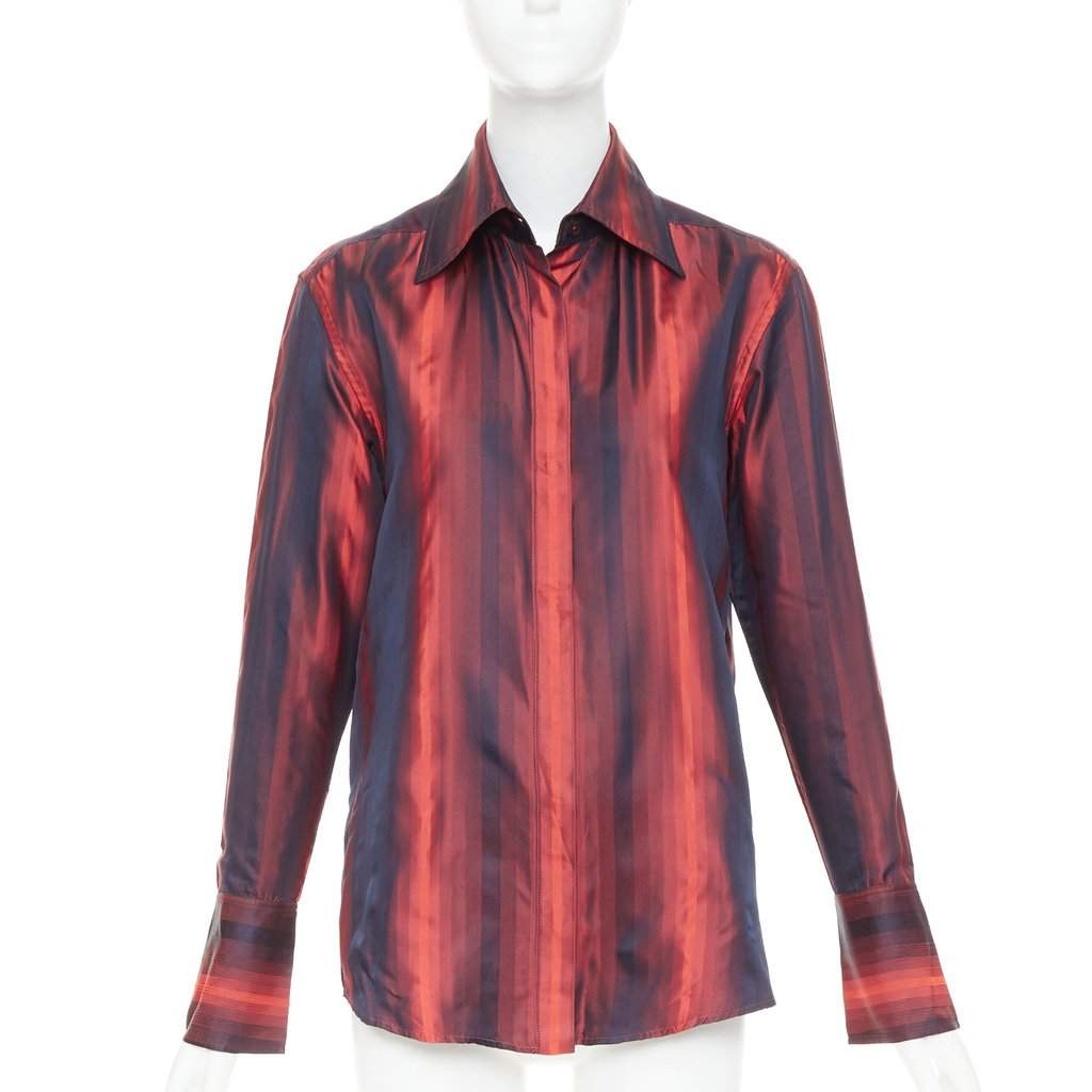 Gucci Orange Silk Top Orange Silk Very good condition - Front View