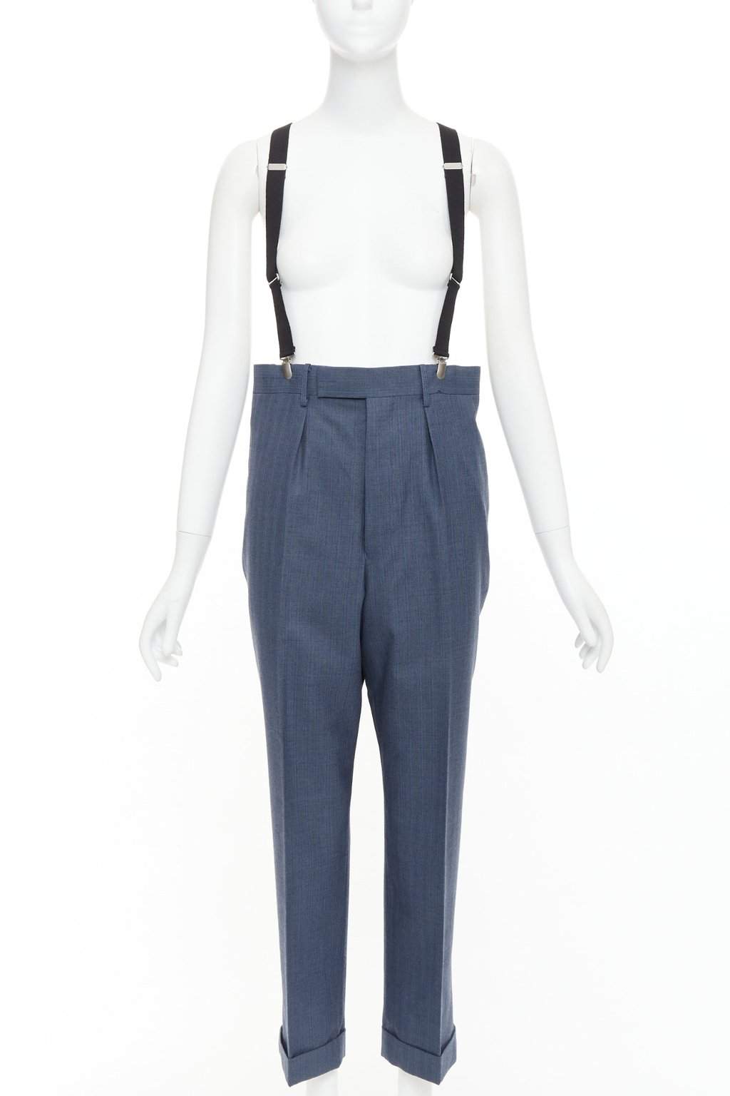 Junya Watanabe Blue Wool Trouser Blue Wool Very good condition - Front View