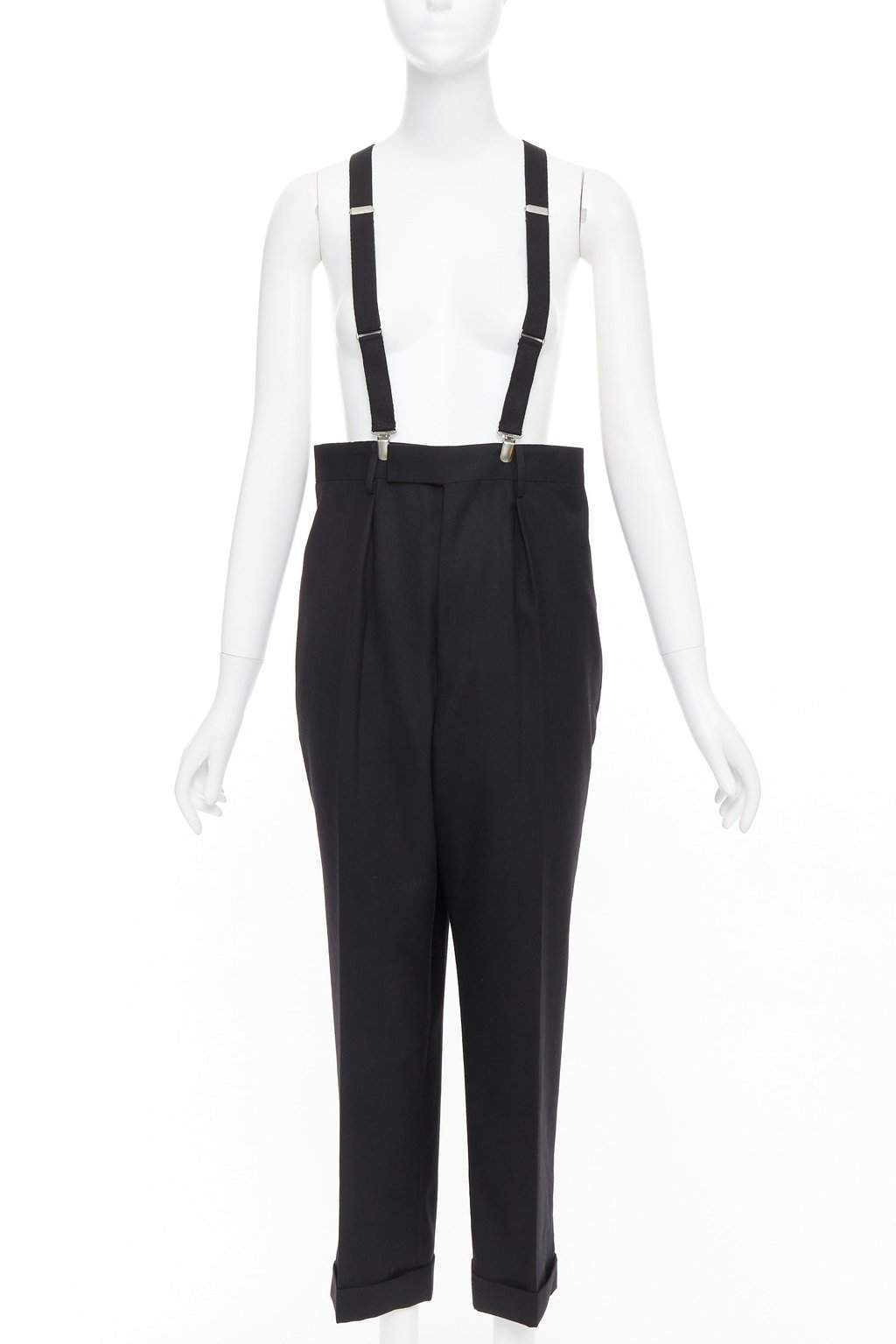 Junya Watanabe Black Wool Trouser Black Wool Very good condition - Front View