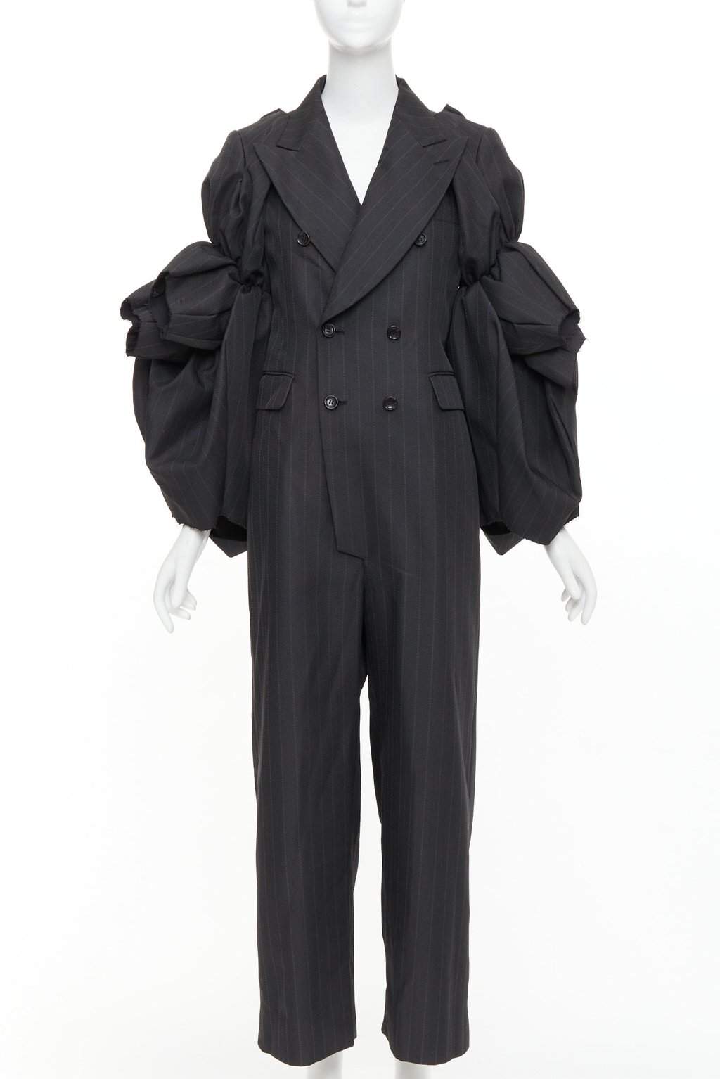 Comme Des Garcons Grey Polyester Jumpsuit Grey Polyester Never worn, with tag - Front View