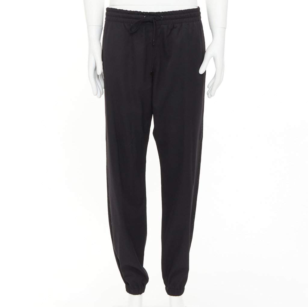 Saint Laurent Black Wool Trouser Black Wool Very good condition - Front View