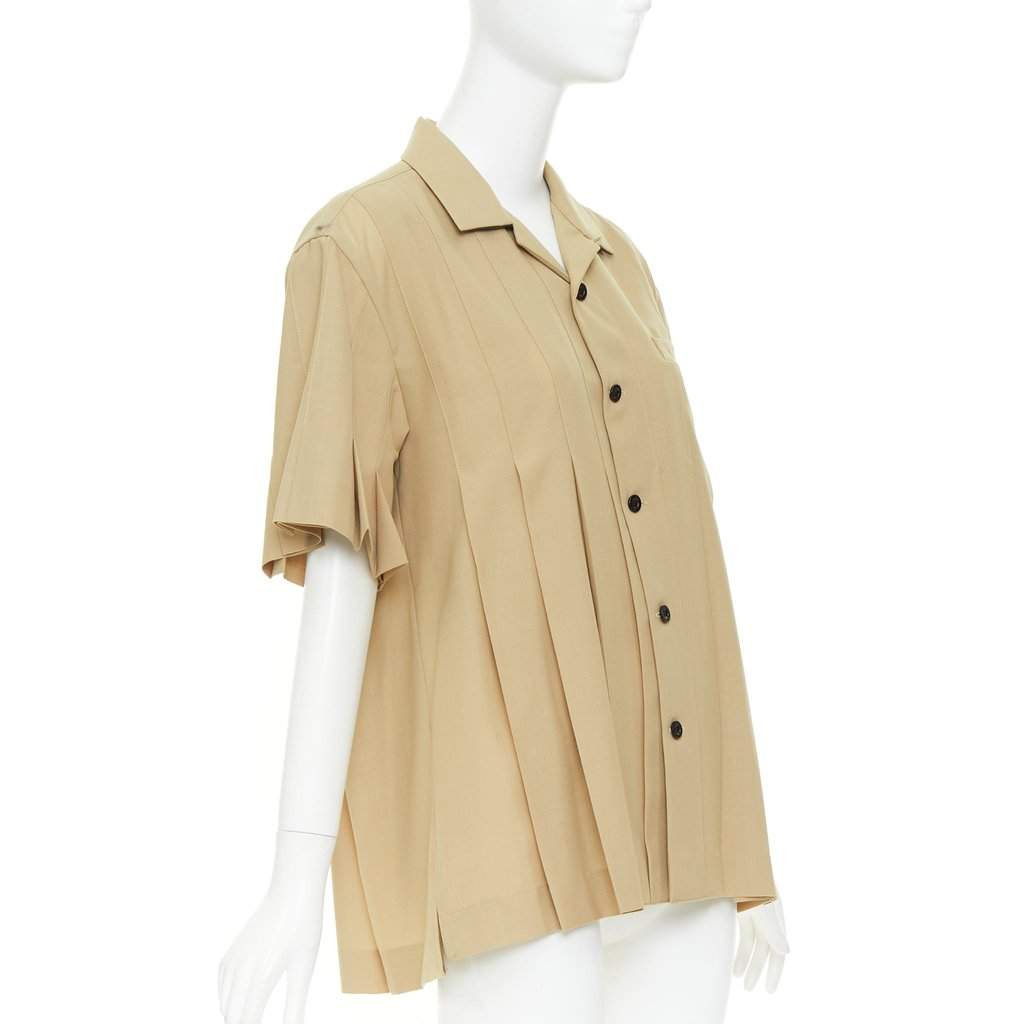 Sacai Khaki Polyester Top Khaki Polyester Very good condition - Front View