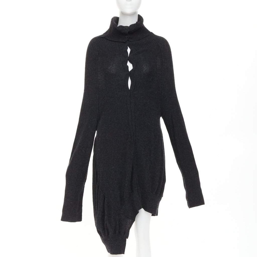 Yohji Yamamoto Grey Wool Knitwear Grey Wool Very good condition - Front View