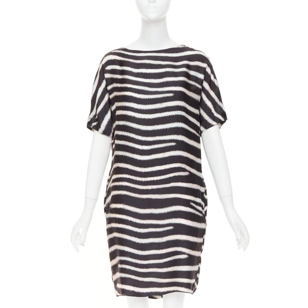 Stella McCartney Black Silk Dress Black Silk Very good condition - Front View