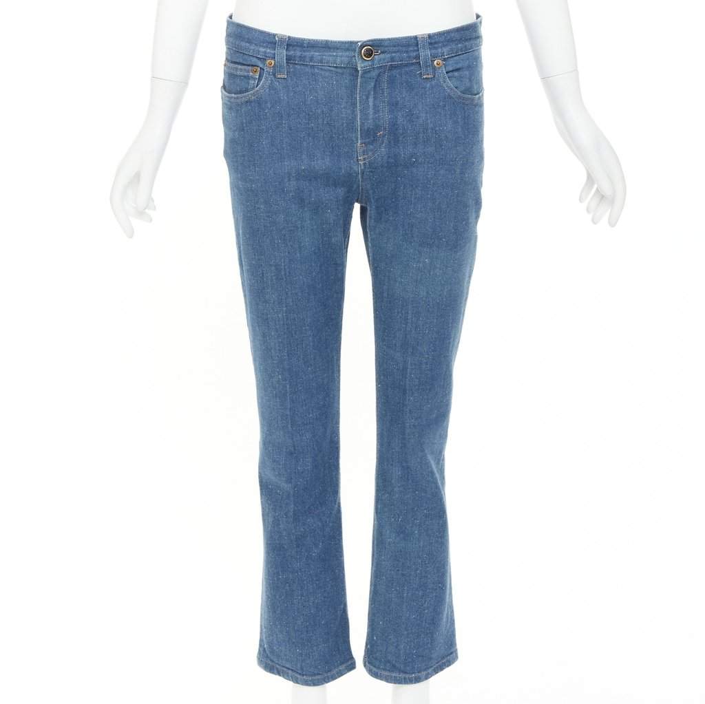 Celine Blue Cotton Jeans Blue Cotton Very good condition - Front View