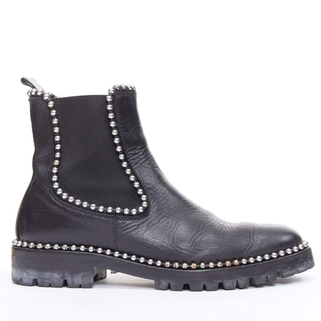 Alexander Wang Spencer Black Leather Fair condition - Front View
