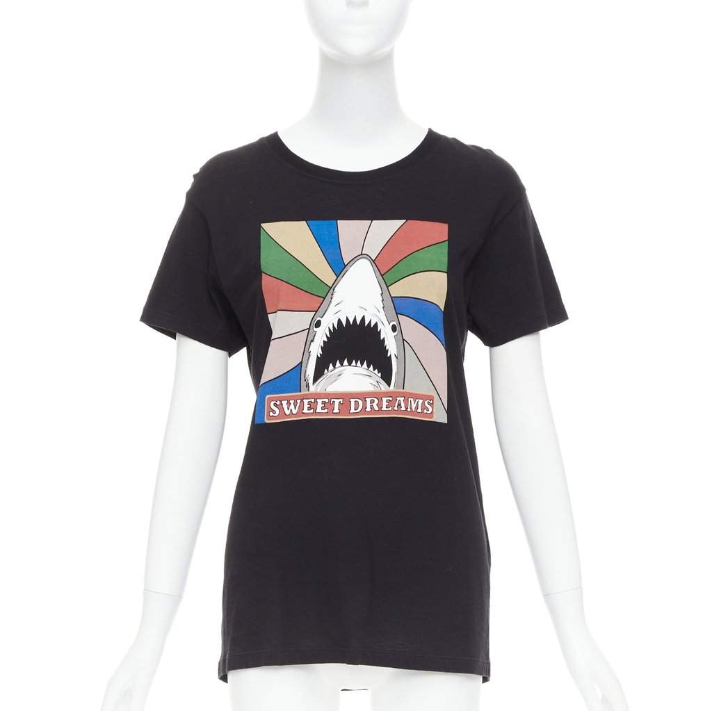 Saint Laurent Sweet Dreams Tee Black Cotton Very good condition - Front View