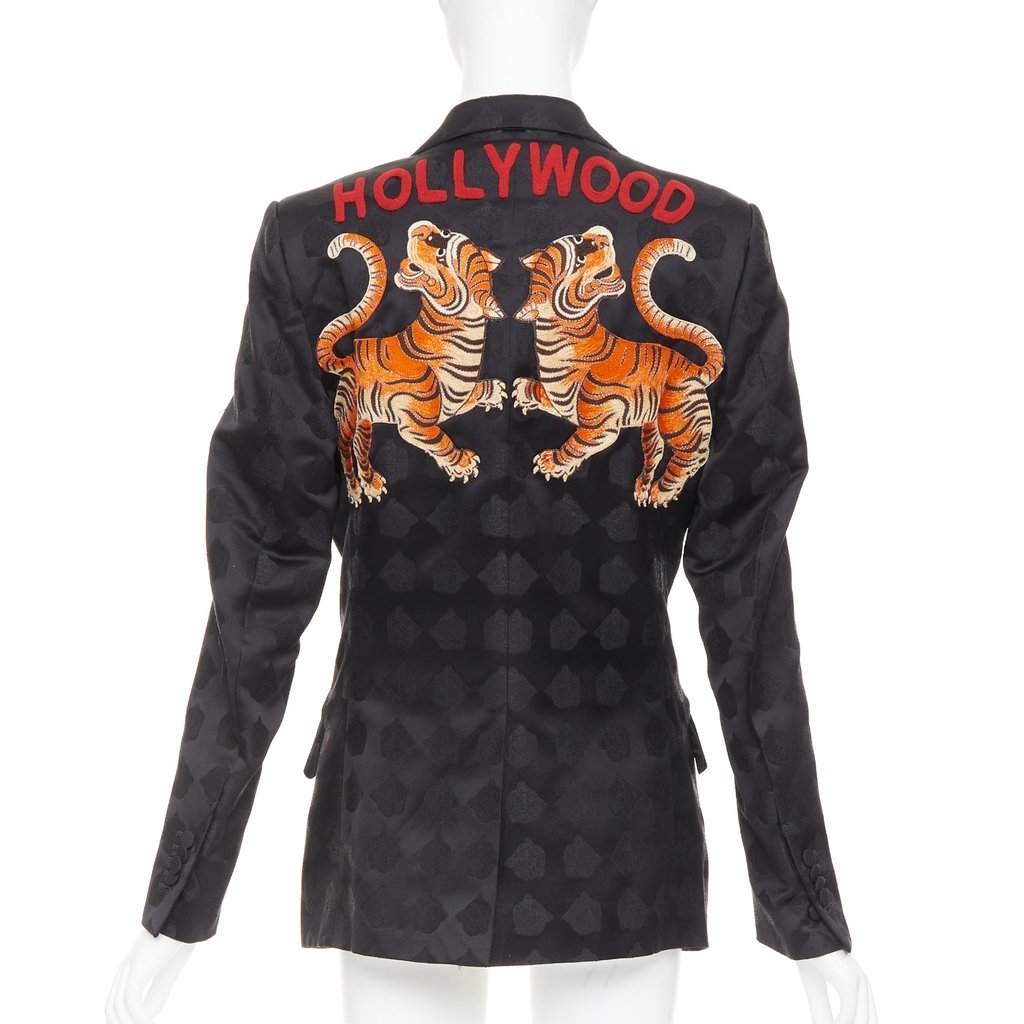 Gucci Black Silk Jacket Black Silk Fair condition - Front View