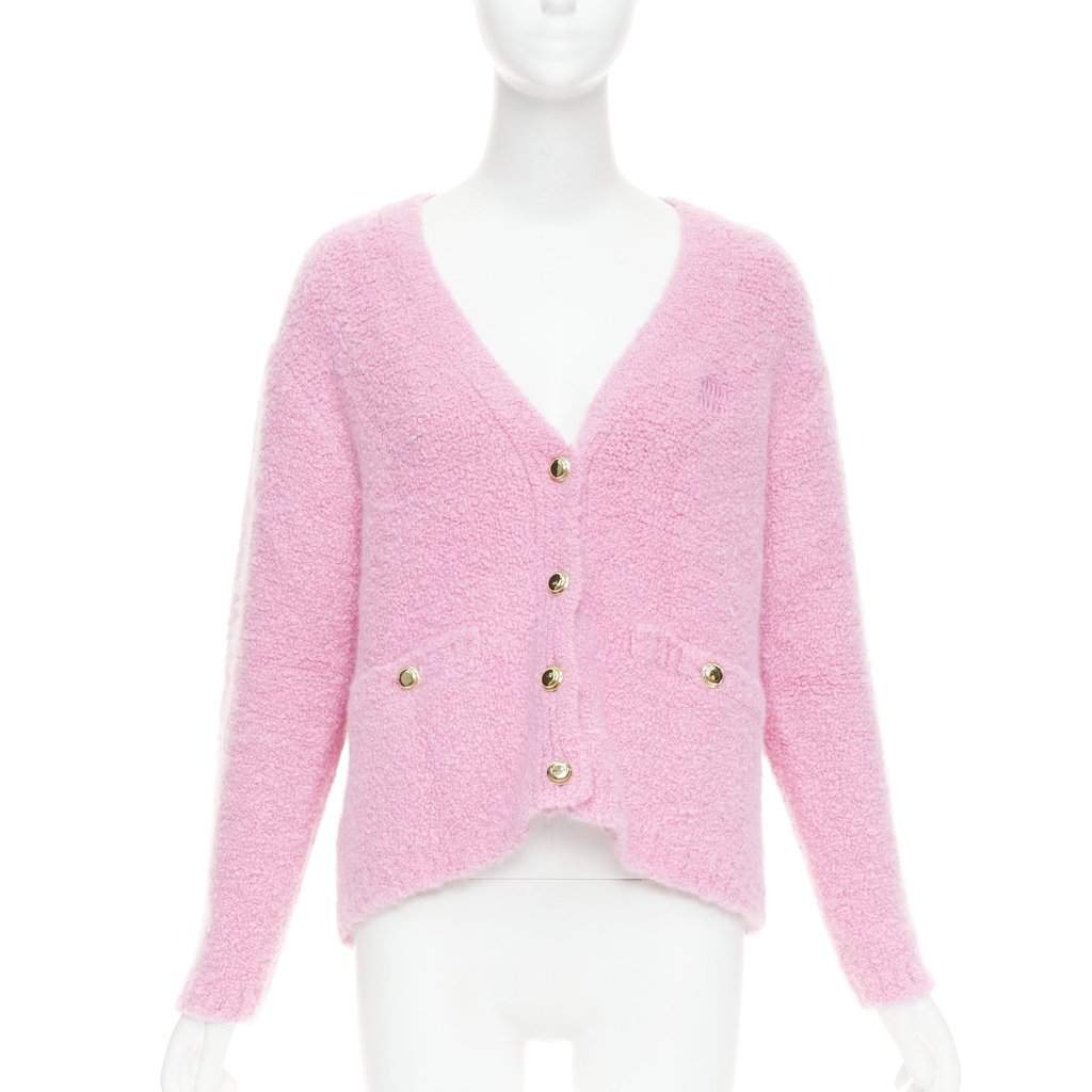Miu Miu Pink Cashmere Knitwear Pink Cashmere Very good condition - Front View