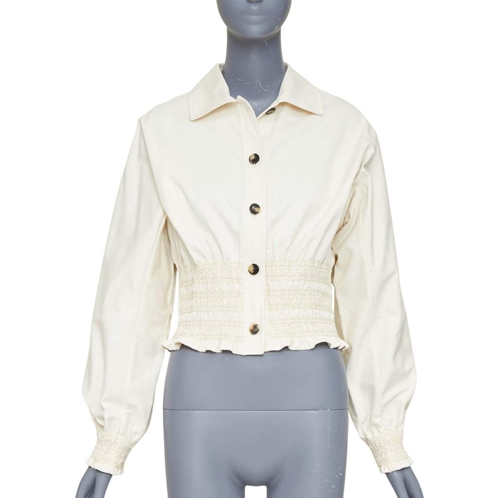 Hermès Beige Cotton Top Beige Cotton Never worn, with tag - Front View